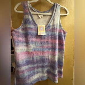 LulaRoe multicolor sleeveless top